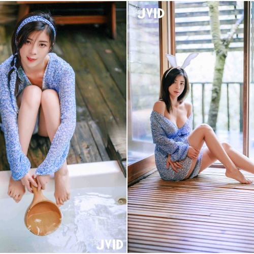 JVID模特米恩 床边狐狸玩偶+温泉之旅+诱人的生日 三套502P+3V/1.15G