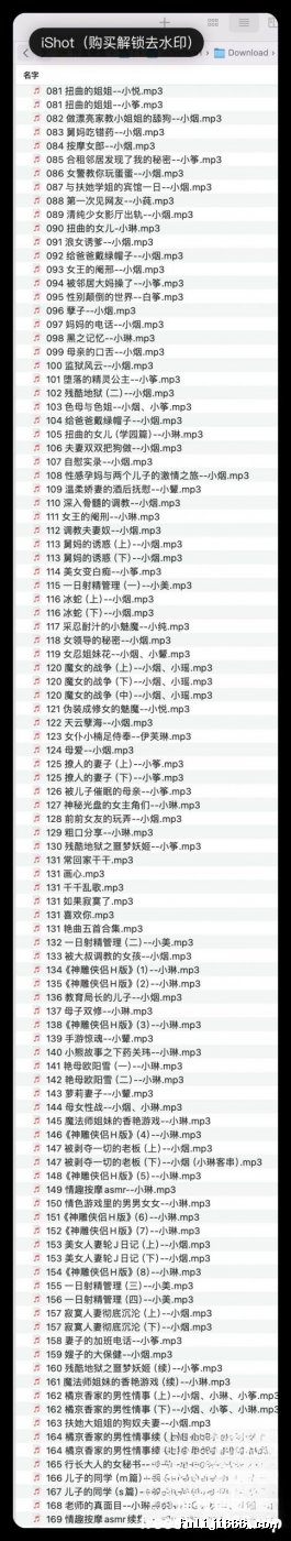步非烟有声小说1-4季合集131G