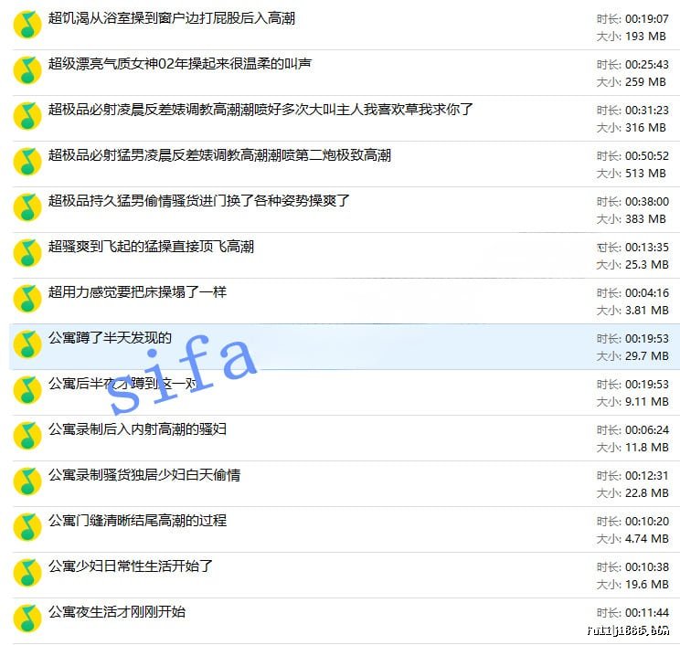 重磅10月国庆档酒店民宿高清偷听录音38V/1.37G