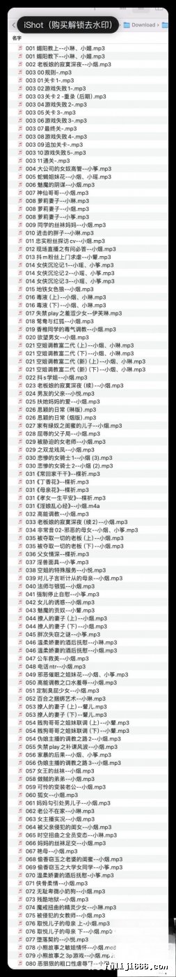 步非烟有声小说1-4季合集131G