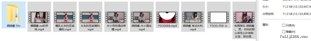 91锅锅酱视频合集66V/11.5G